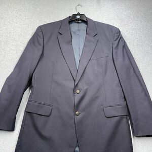 Jos. A. Bank Dark Navy Wool Blazer Men’s 48L Two-Button Single-Breasted Formal